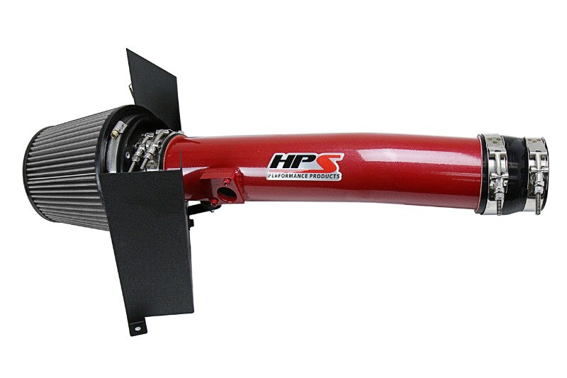 HPS Shortram Air Intake Heat Shield Kit for Toyota 10-14 FJ Cruiser/ 10-24 4Runner 4.0L V6 SKU 827-583R, red product view
