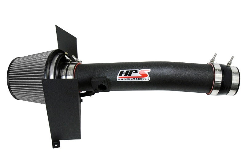HPS Shortram Air Intake Heat Shield Kit for Toyota 10-14 FJ Cruiser/ 10-24 4Runner 4.0L V6 SKU 827-583WB, wrinkle black product view