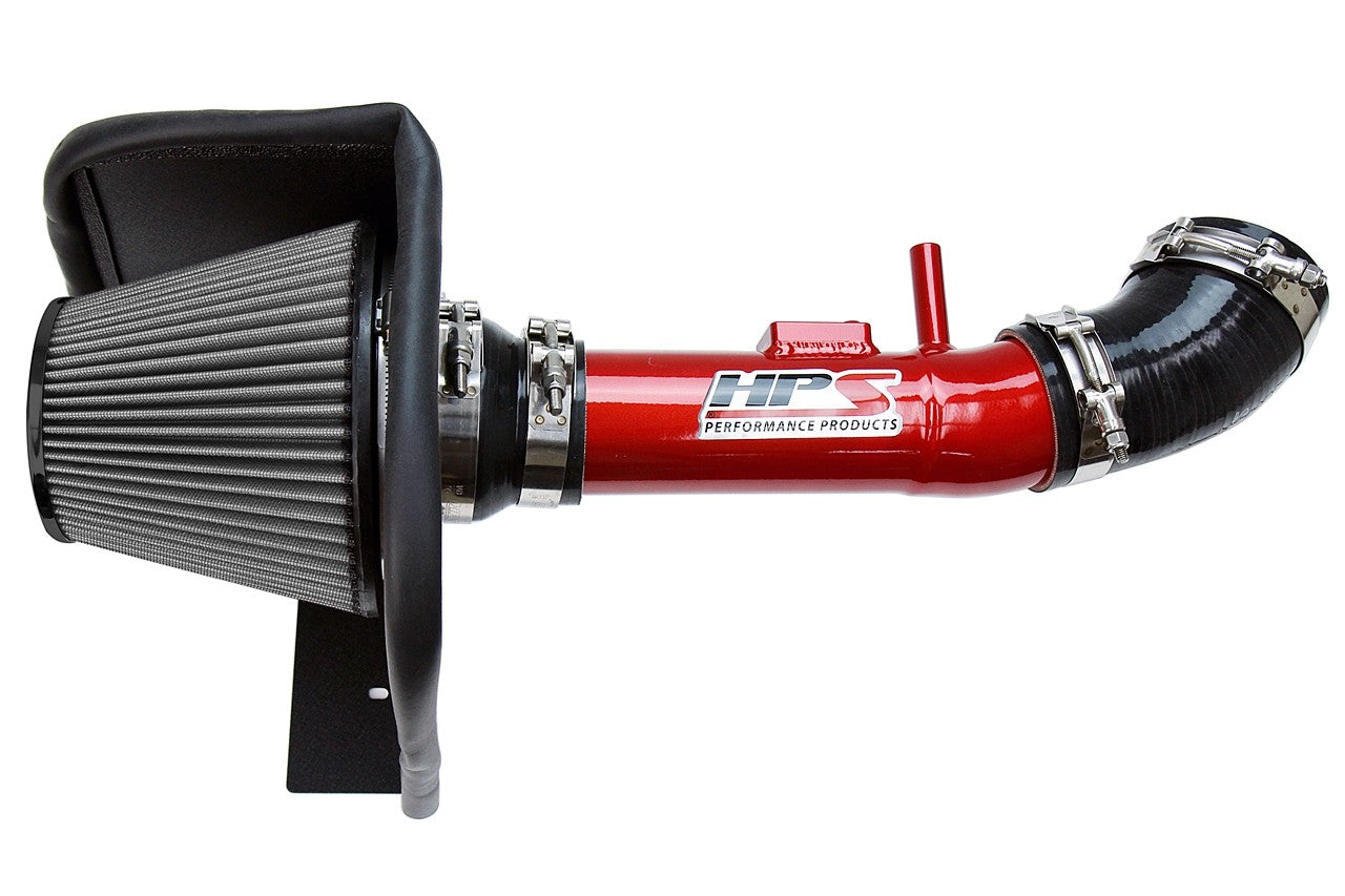 HPS Shortram Air Intake Heat Shield Kit for 04-11 Ford Ranger / 04-09 Mazda B4000 4.0L V6 SKU 827-611R, red product view