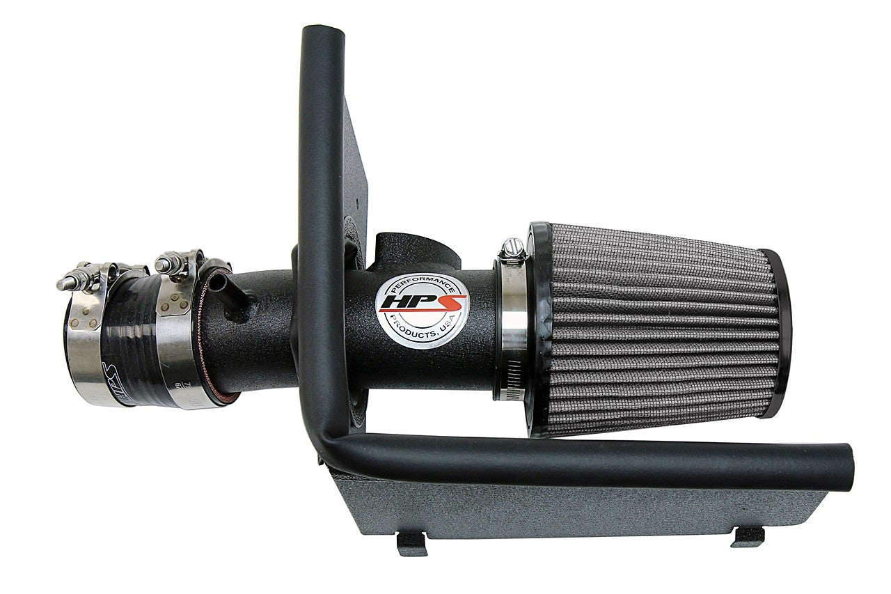 HPS Shortram Air Intake Heat Shield Kit for 16 Scion iA / 17-18 Yaris iA / 19-20 Yaris SKU 827-613WB, wrinkle black product view