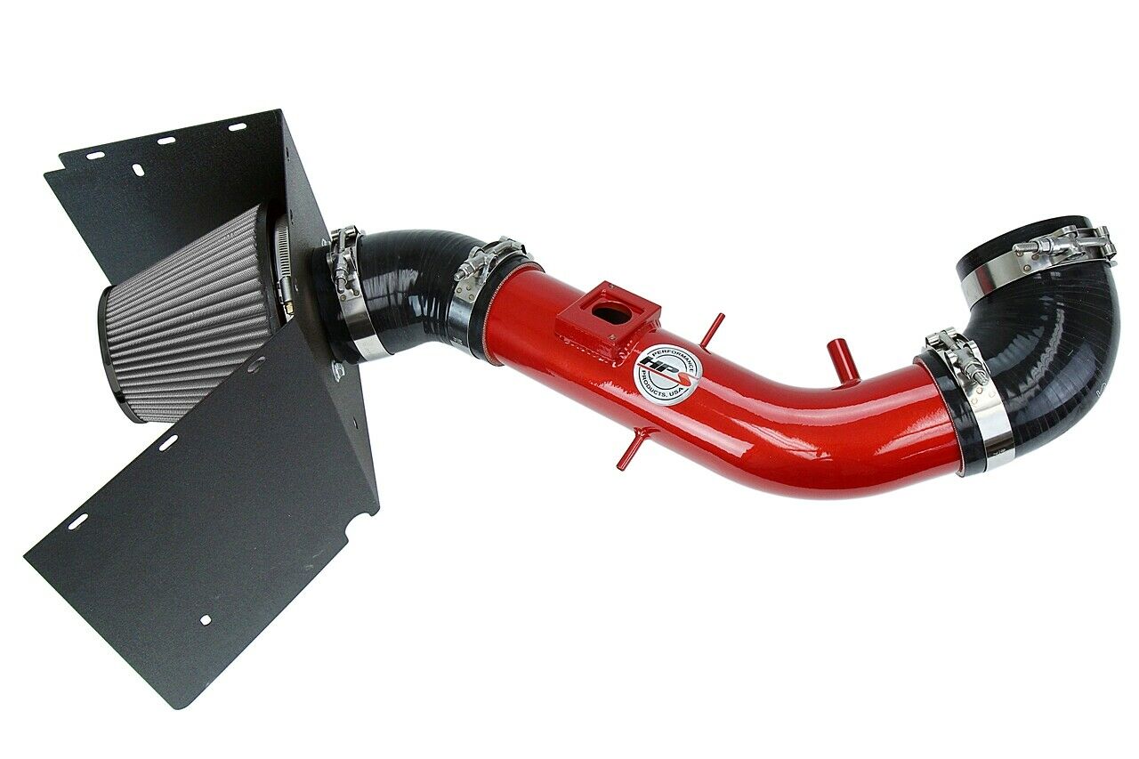 HPS Shortram Air Intake Heat Shield Kit for 03-04 Lexus GX470 4.7L V8 SKU 827-618R, red product view