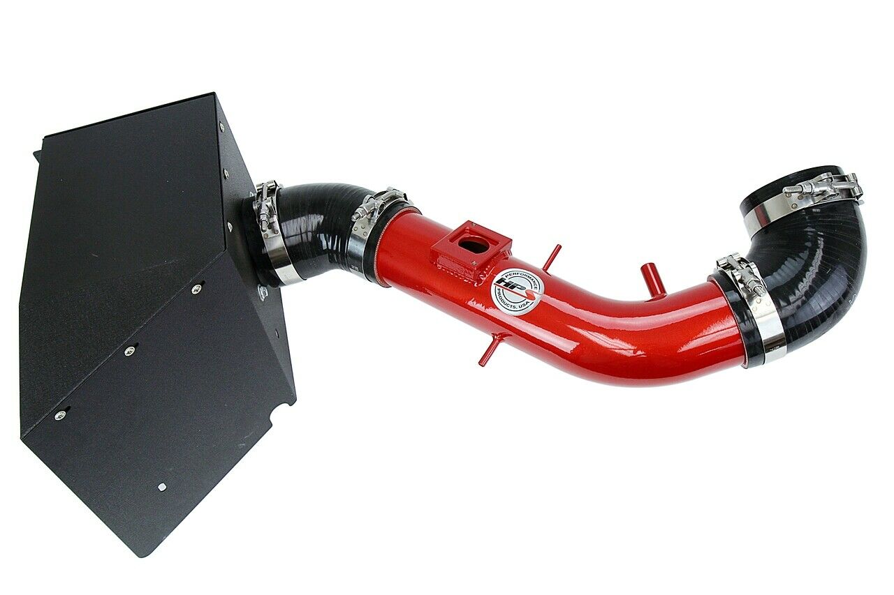HPS Shortram Air Intake Heat Shield Kit for 03-04 Lexus GX470 4.7L V8 SKU 827-618R, red product view