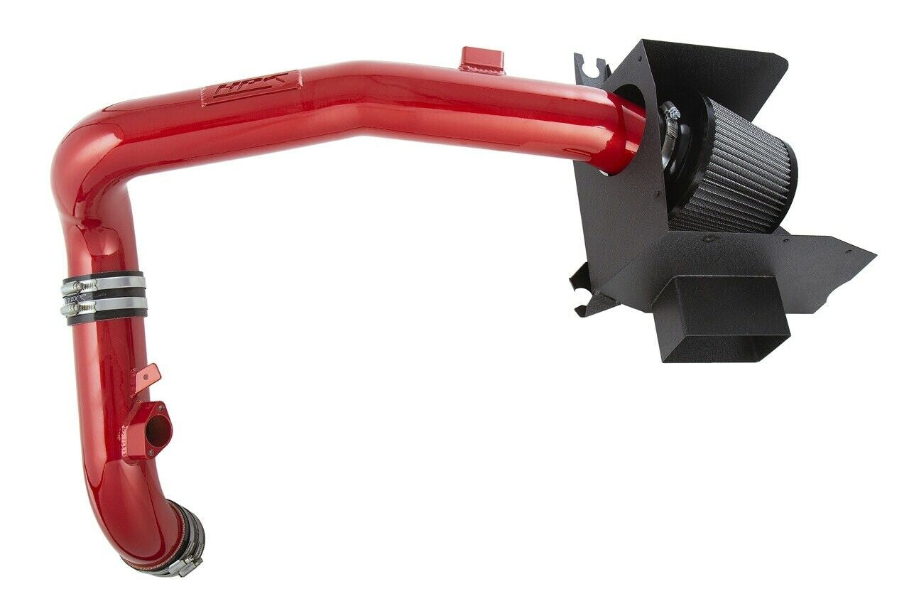 HPS Shortram Air Intake Heat Shield Kit for 11-13 BMW 335i 3.0L Turbo N55 SKU 827-628R, red product view