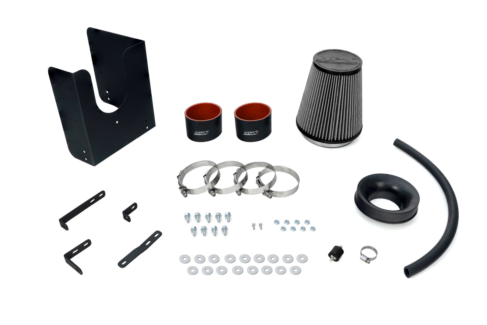 HPS Polish Shortram Air Intake Heat Shield Kit 08-11 Toyota Sequoia / 07-11 Toyota Tundra 5.7L V8