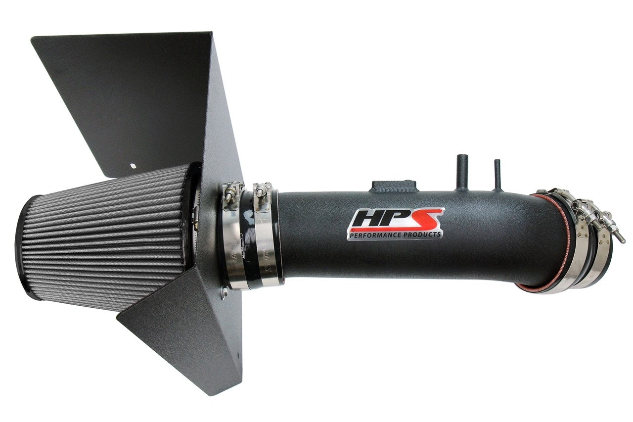 HPS Shortram Air Intake Heat Shield Kit 12-22 Toyota Sequoia / 12-21 Toyota Tundra 5.7L V8 SKU 827-630WB, wrinkle black product view