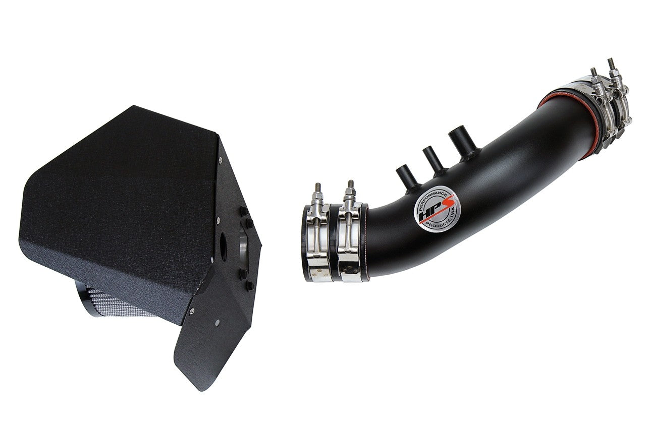 HPS Shortram Air Intake Heat Shield Kit 89-95 Toyota 4Runner / Pickup 3.0L V6 SKU 827-636WB, wrinkle black product view