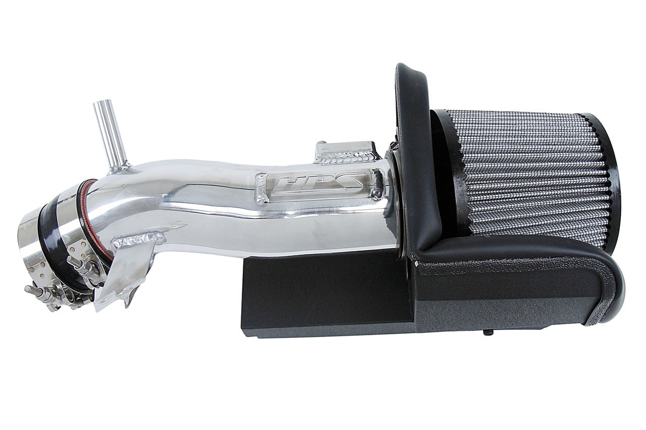 HPS Shortram Air Intake Heat Shield Kit for 19-25 Toyota Corolla 2.0L Hatchback Sedan E210 SKU 827-675P, polished product view