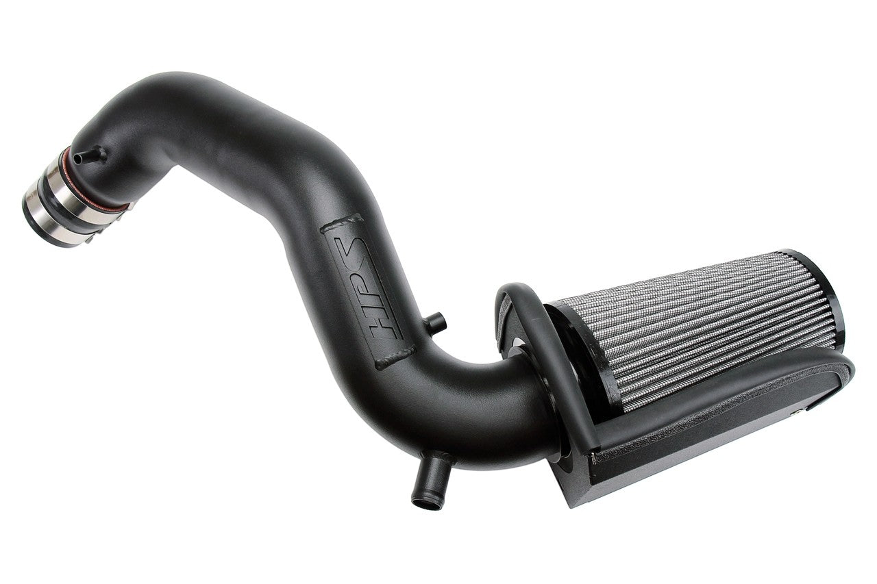 HPS Shortram Air Intake Heat Shield Kit for 19+ Hyundai Veloster 1.6L Turbo JS SKU 827-678WB, wrinkle black product view