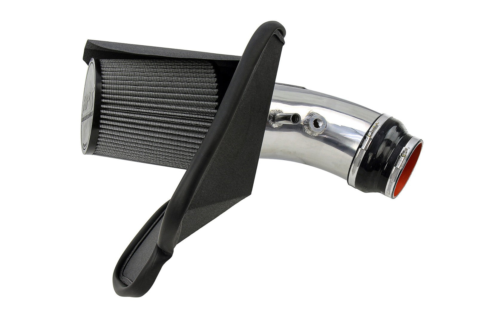 HPS Shortram Air Intake Heat Shield Kit for 19-23 Dodge Charger SRT Hellcat 6.2L SKU 827-681P, polished product view 3