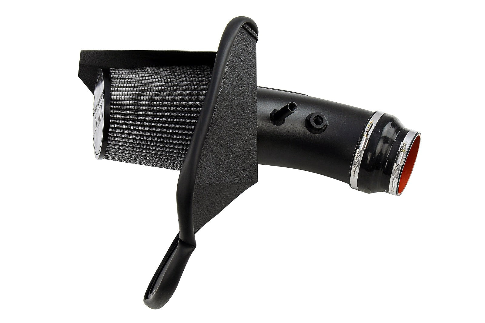 HPS Shortram Air Intake Heat Shield Kit for 19-23 Dodge Charger SRT Hellcat 6.2L SKU 827-681WB, wrinkle black product view 3