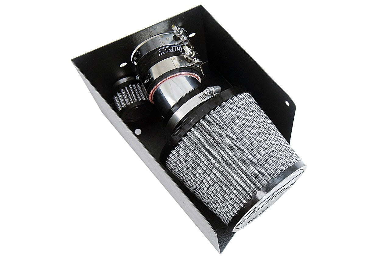 HPS Shortram Air Intake Heat Shield Kit for 00-06 Volkswagen Golf GTI / 00-05 Jetta 1.8T Turbo SKU 827-685P, polished product view