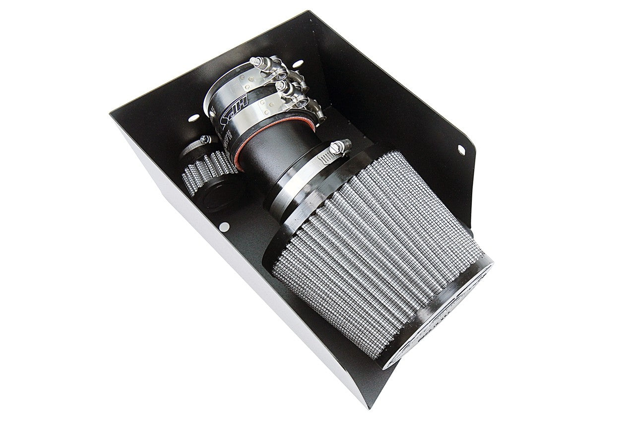 HPS Shortram Air Intake Heat Shield Kit for 00-06 Volkswagen Golf GTI / 00-05 Jetta 1.8T Turbo SKU 827-685WB, wrinkle black product view