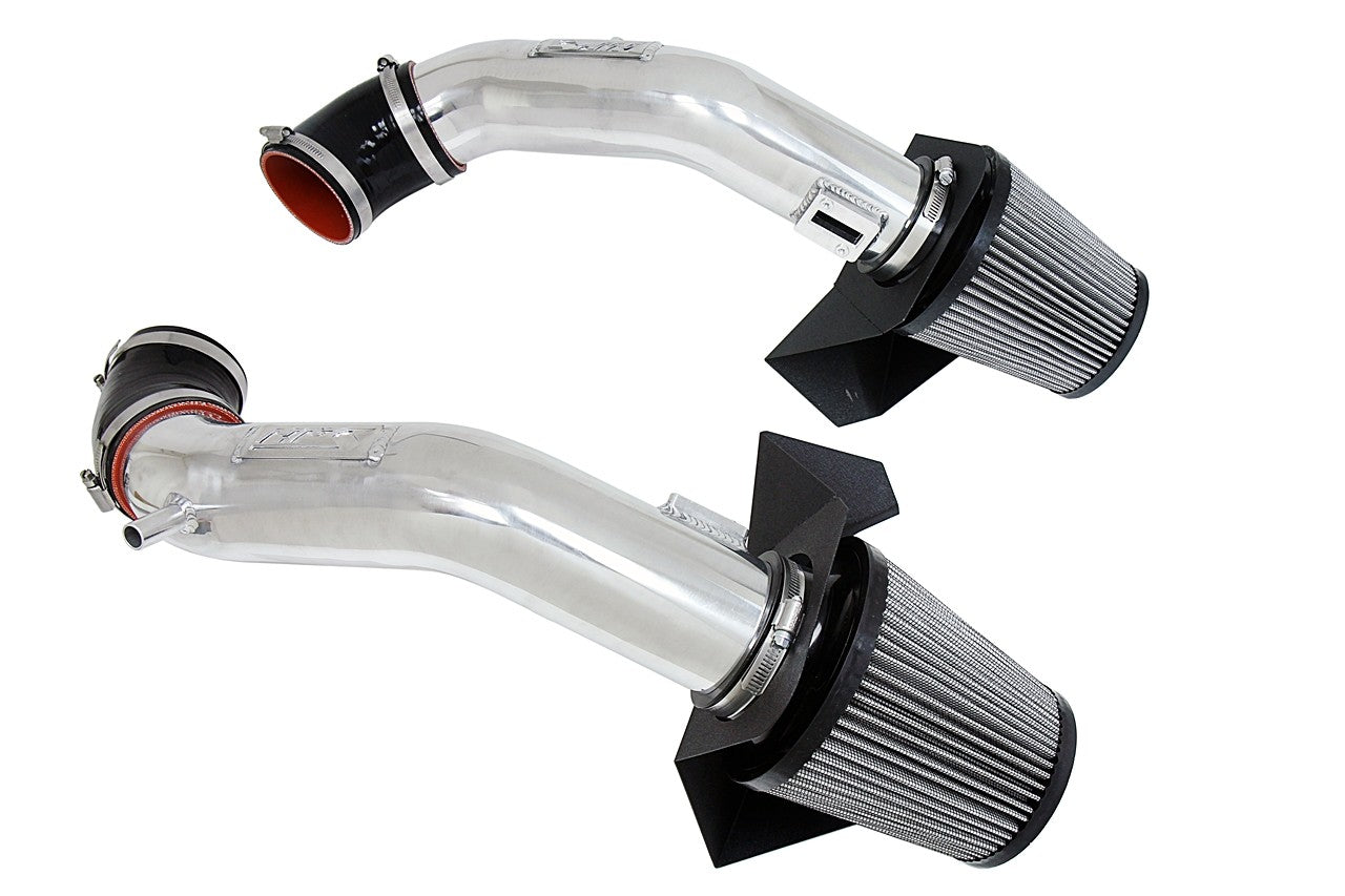 HPS Shortram Air Intake Heat Shield Kit for Infiniti 11-13 M56 14-19 Q70 5.6L V8 Y51 SKU 827-688P, polished product view
