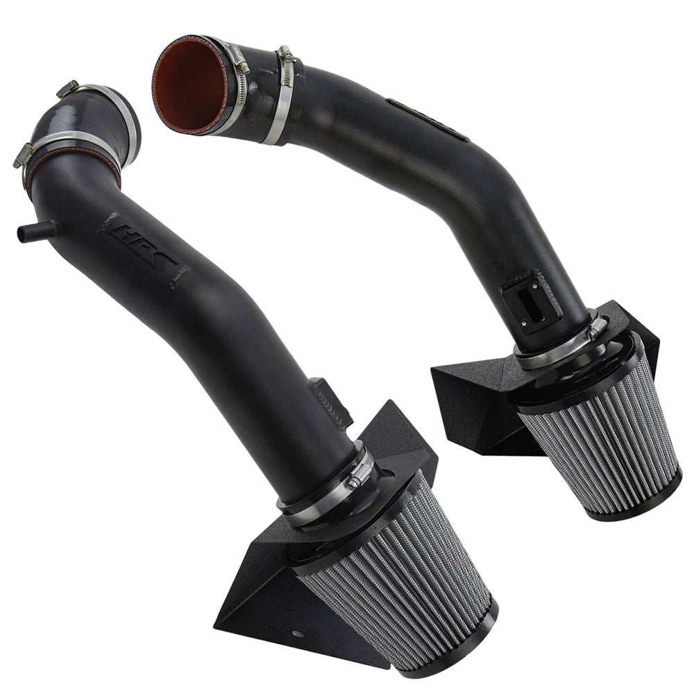 HPS Shortram Air Intake Heat Shield Kit for Infiniti 11-13 M56 14-19 Q70 5.6L V8 Y51 SKU 827-688WB, wrinkle black product view