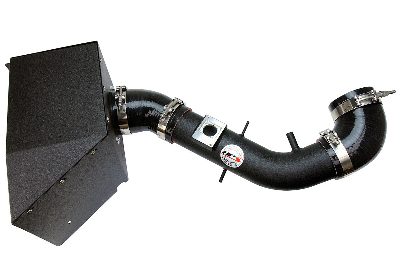 HPS Shortram Air Intake Heat Shield Kit for 03-04 Toyota 4Runner 4.7L V8 SKU 827-690WB, wrinkle black product view