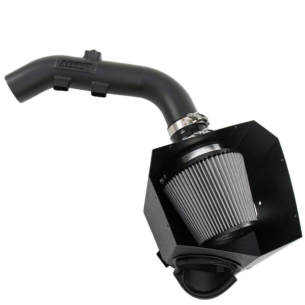 HPS Shortram Air Intake Heat Shield Kit for 15-19 BMW X6 N55 3.0L Turbo F16 SKU 827-699WB, wrinkle black product view