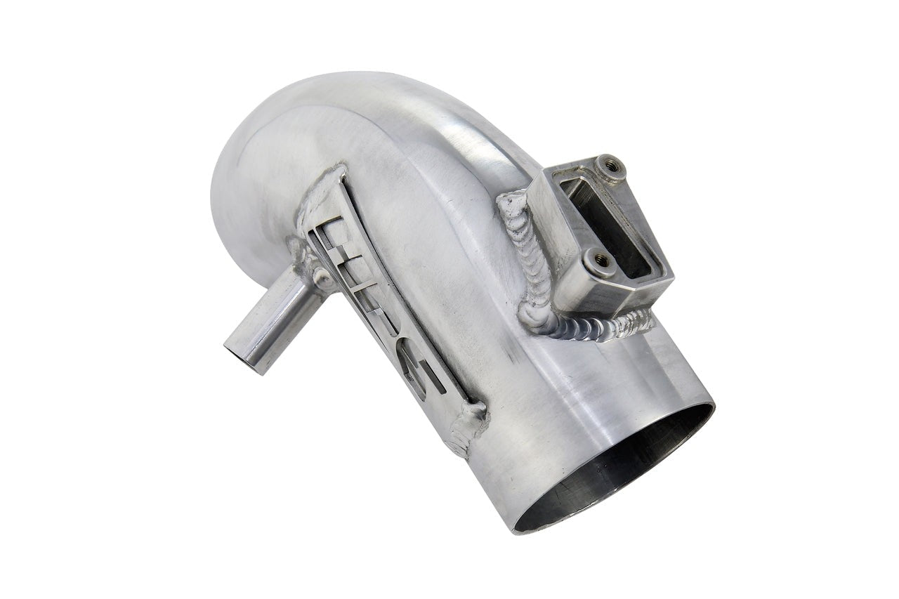 HPS Shortram Air Intake Heat Shield Kit for 12-15 Honda Civic 1.8L FG FB SKU 827-700P, polished product view