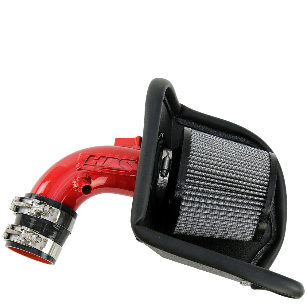 HPS Shortram Air Intake Heat Shield Kit for 12-15 Honda Civic 1.8L FG FB SKU 827-700R, red product view