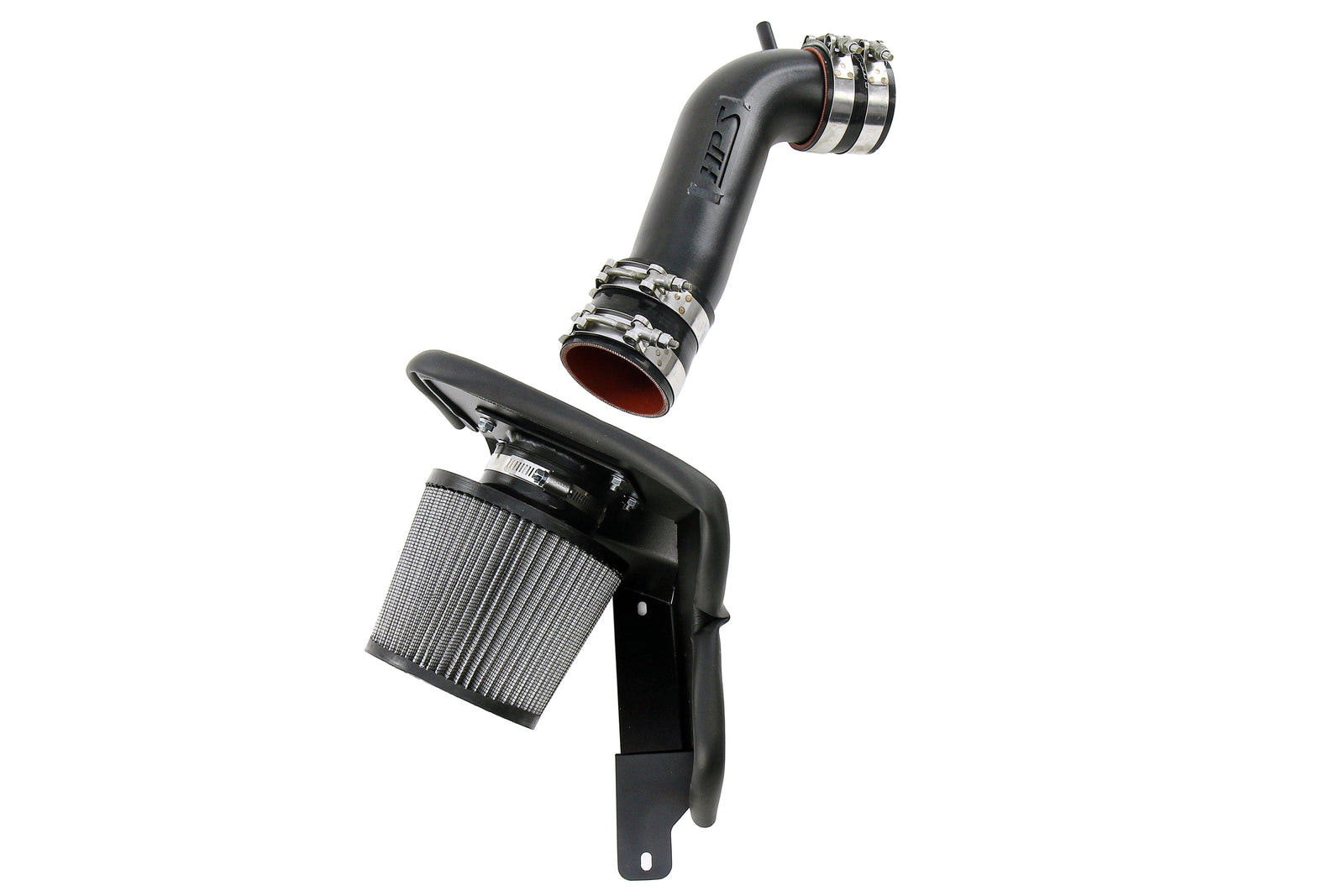HPS Shortram Air Intake Heat Shield Kit for 93-96 Toyota Supra 3.0L Non Turbo 2JZ-GE SKU 827-715WB, wrinkle black alternate product view