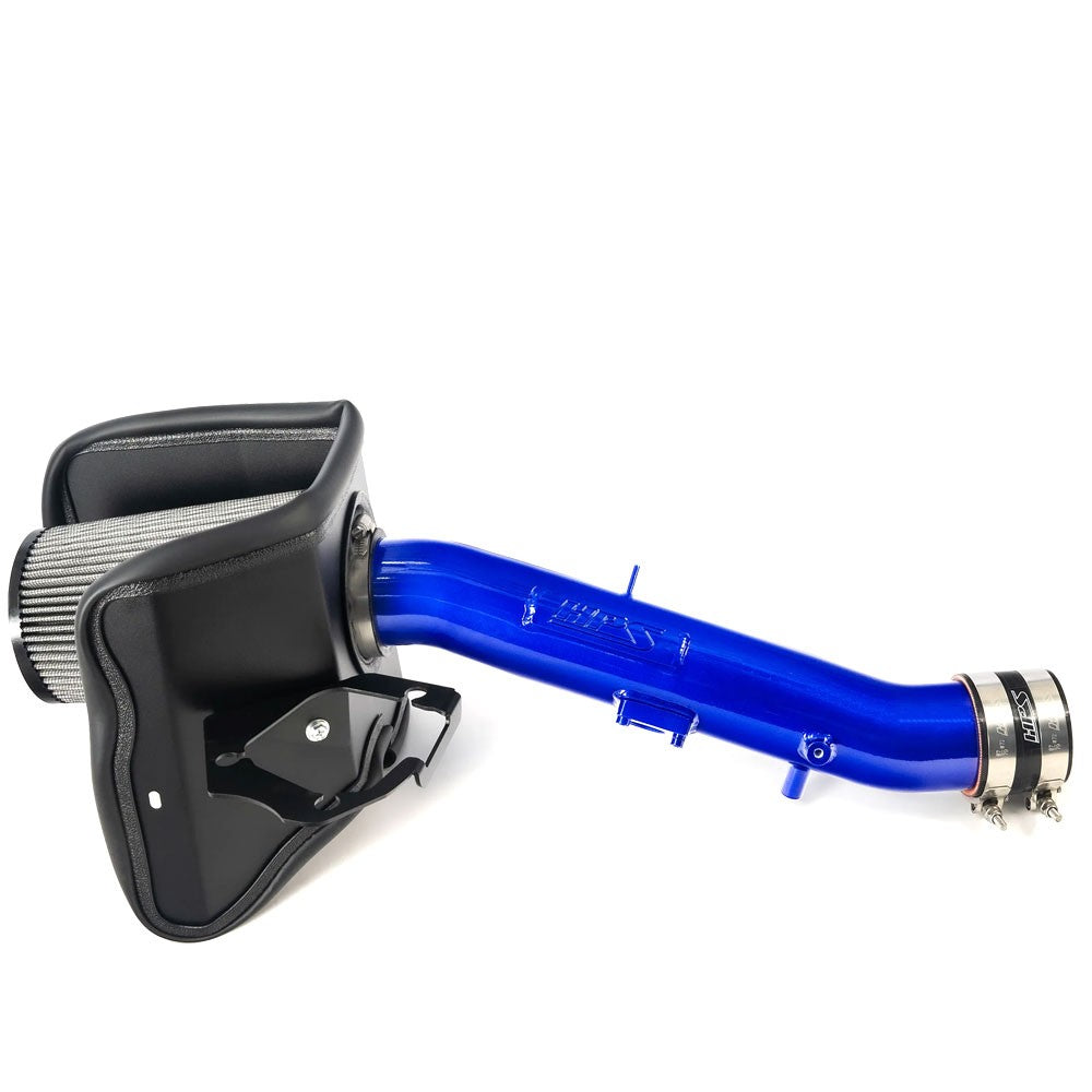 HPS 827-718BL Blue Shortram Air Intake w/Heat Shield 827-718BL