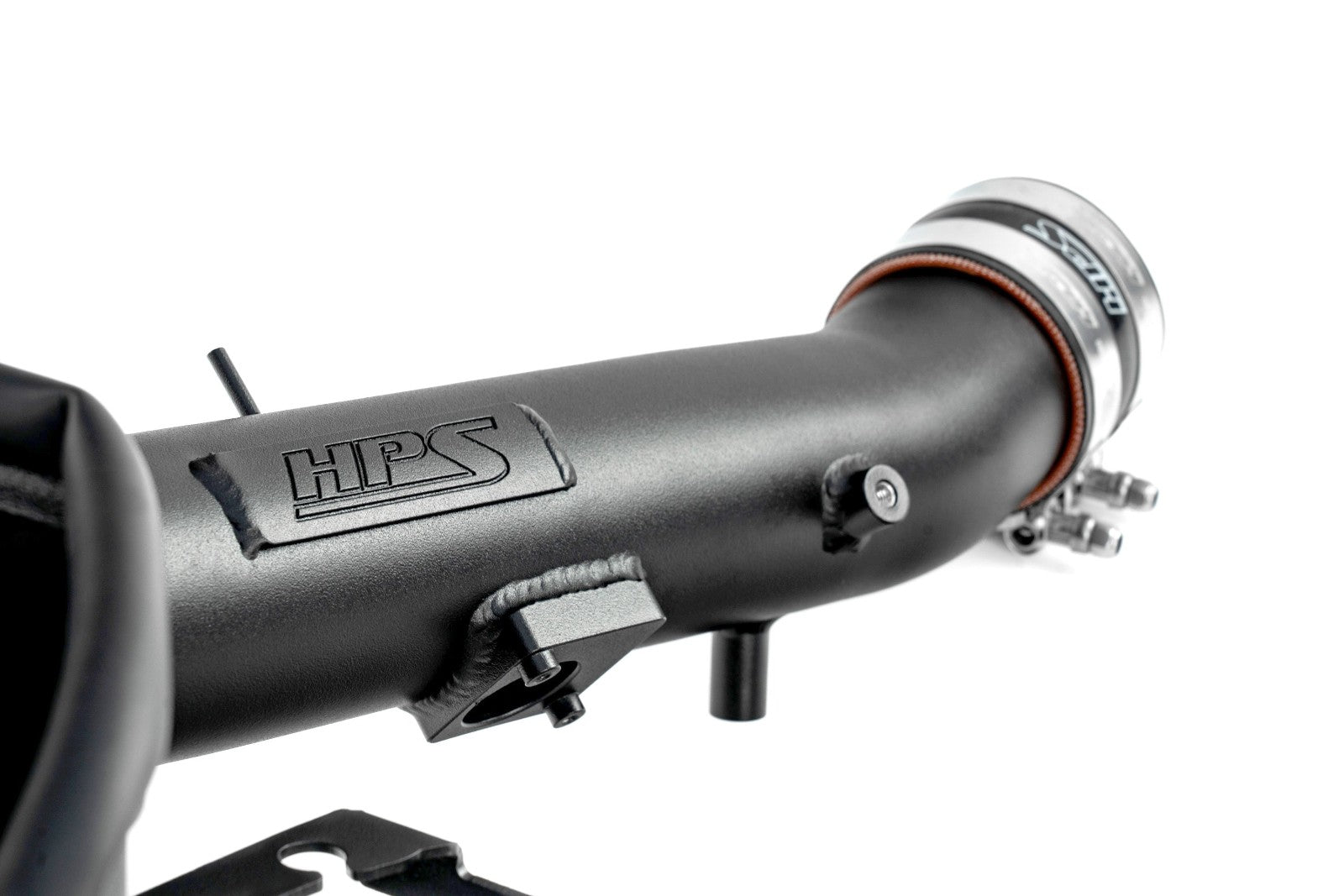 HPS Shortram Air Intake Heat Shield Kit for 12-15 Toyota Tacoma 4.0L V6 SKU 827-718WB, wrinkle black product view 3