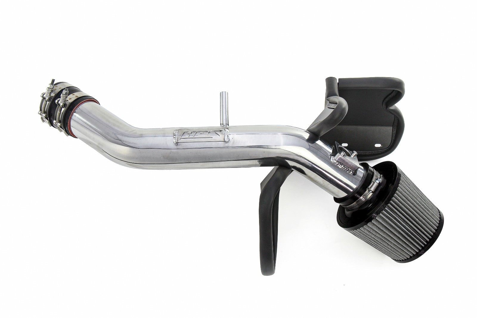 HPS Shortram Air Intake Heat Shield Kit for 07-11 Lexus GS350 3.5L V6 S190 SKU 827-720P, polished product view