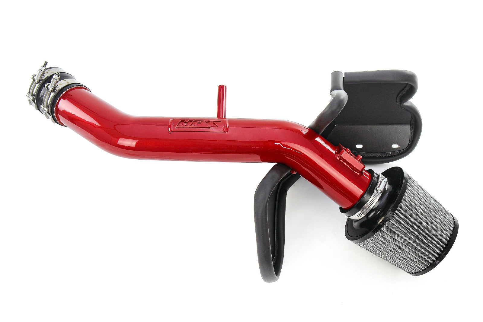 HPS Shortram Air Intake Heat Shield Kit for 07-11 Lexus GS350 3.5L V6 S190 SKU 827-720R, red product view