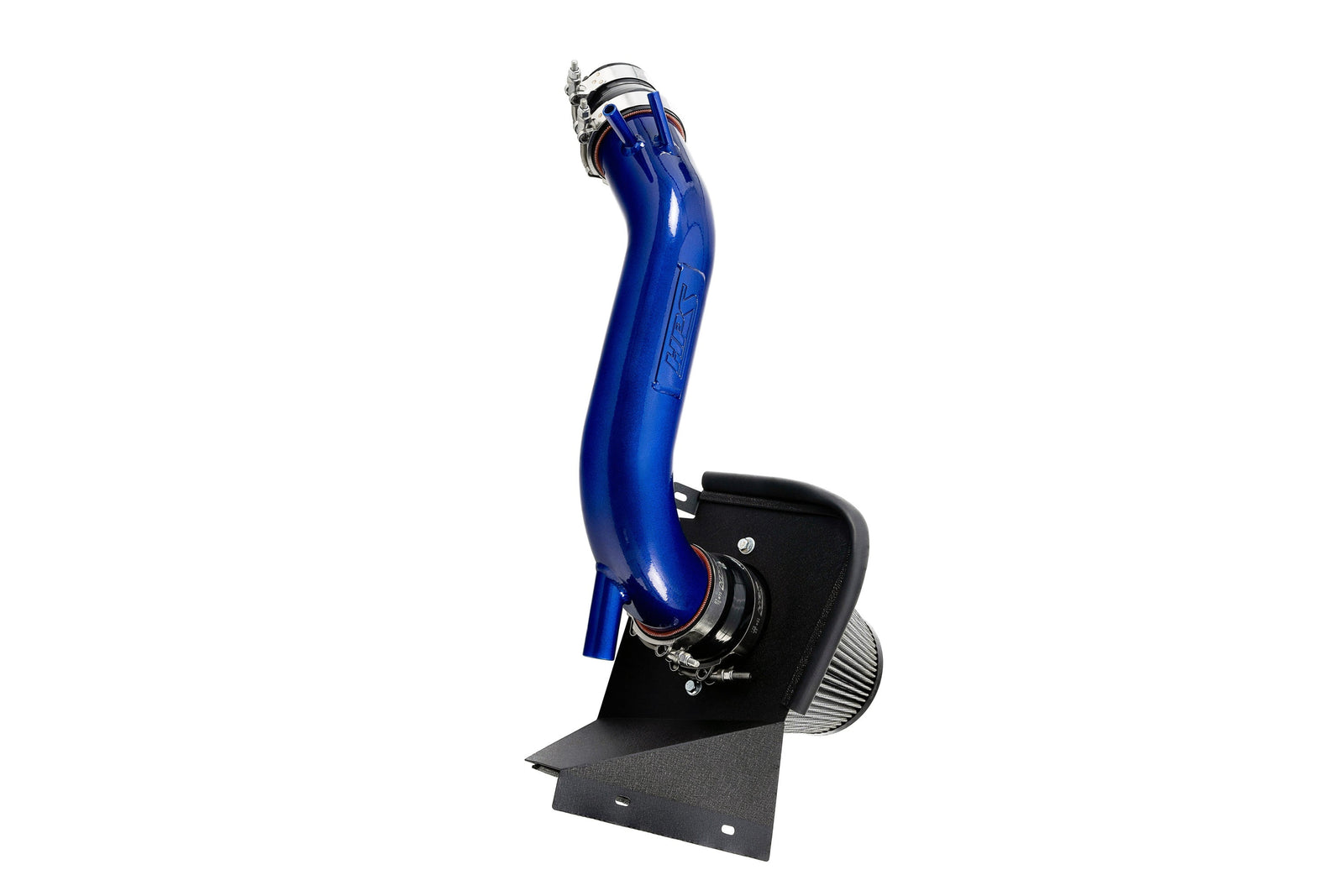 827-721BL HPS Blue Shortram Air Intake w/Heat Shield For 22-23 Hyundai Kona N 2.0L Turbo