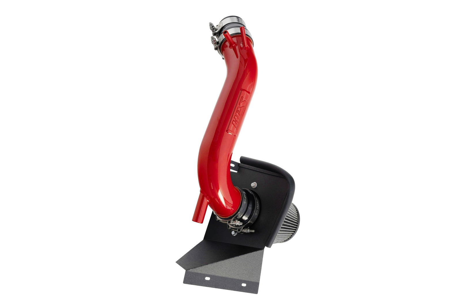 HPS Shortram Air Intake Heat Shield Kit for 22-23 Hyundai Kona N 2.0L Turbo SKU 827-721R, red product view