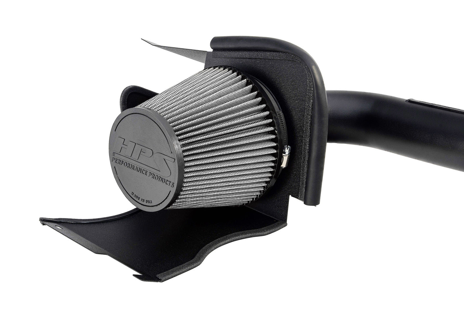 HPS Shortram Air Intake Heat Shield Kit for 22-23 Hyundai Kona N 2.0L Turbo SKU 827-721WB, wrinkle black alternate product view