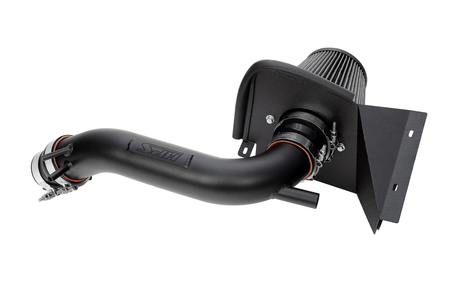 HPS Shortram Air Intake Heat Shield Kit for 22-23 Hyundai Kona N 2.0L Turbo SKU 827-721WB, wrinkle black product view 3