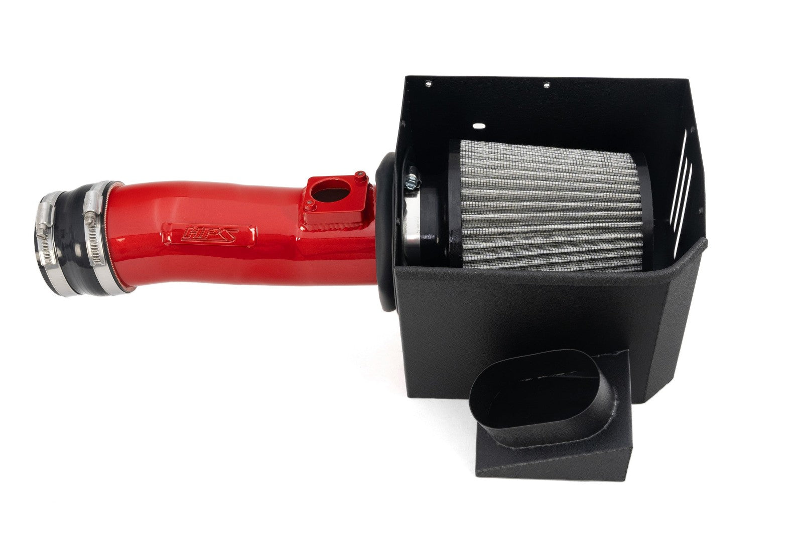 HPS Shortram Air Intake Heat Shield Kit for 21+ Acura TLX 2.0L Turbo UB5 / UB6 SKU 827-731R, red product view