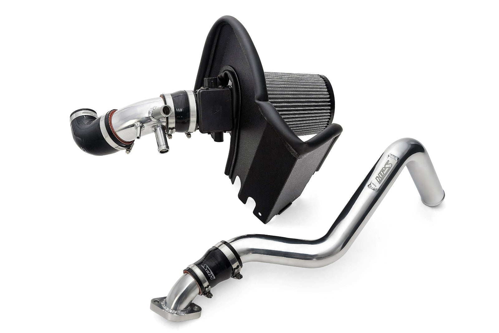 827-733P HPS Polish SR Air Intake+Hot Side Upper Charge Pipe 04-05 Miata Mazdaspeed 1.8T