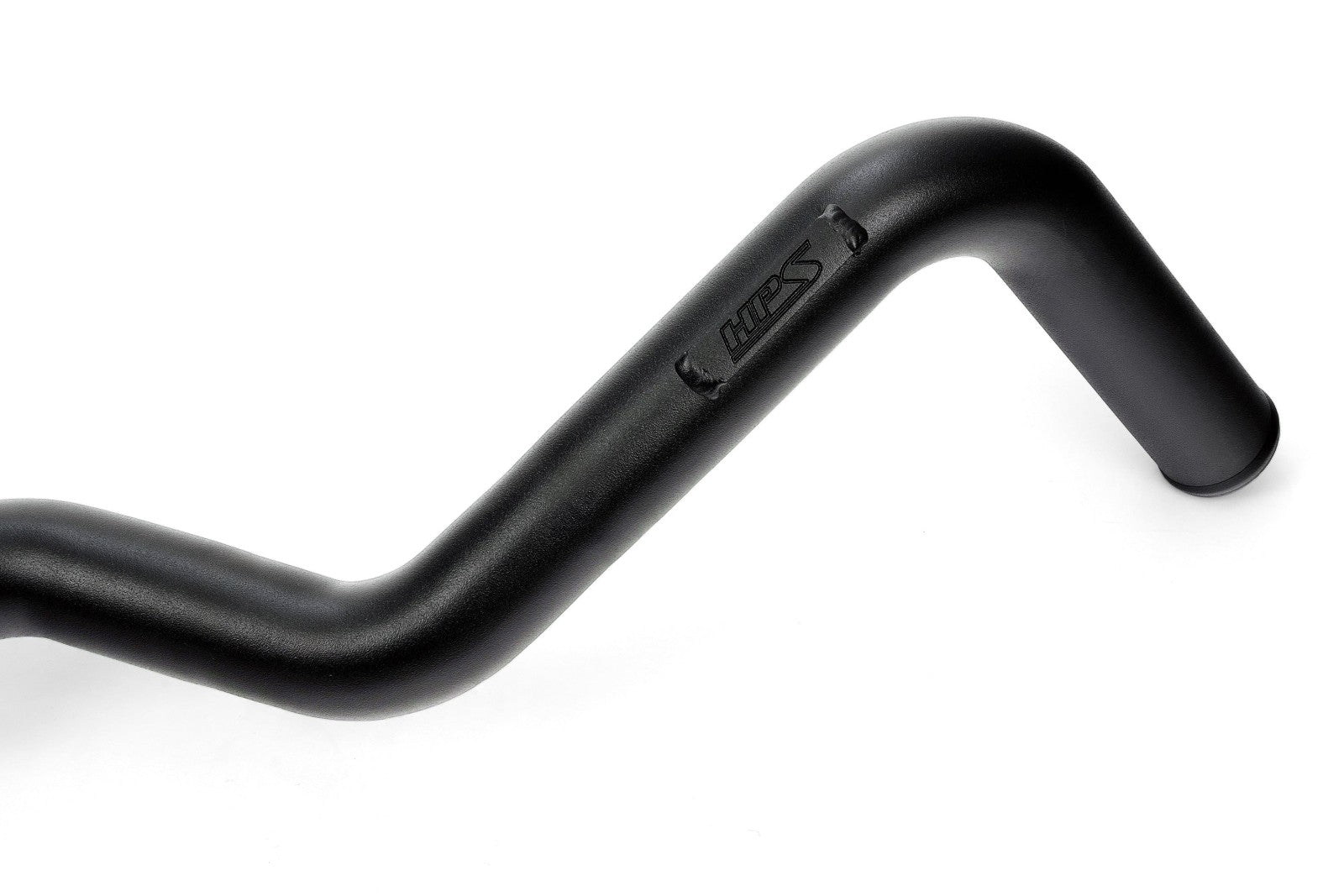 HPS Shortram Air Intake Heat Shield + Upper Charge Pipe Hot Side for 04-05 Mazda Miata Mazdaspeed 1.8 Tubro SKU 827-733WB, wrinkle black product view