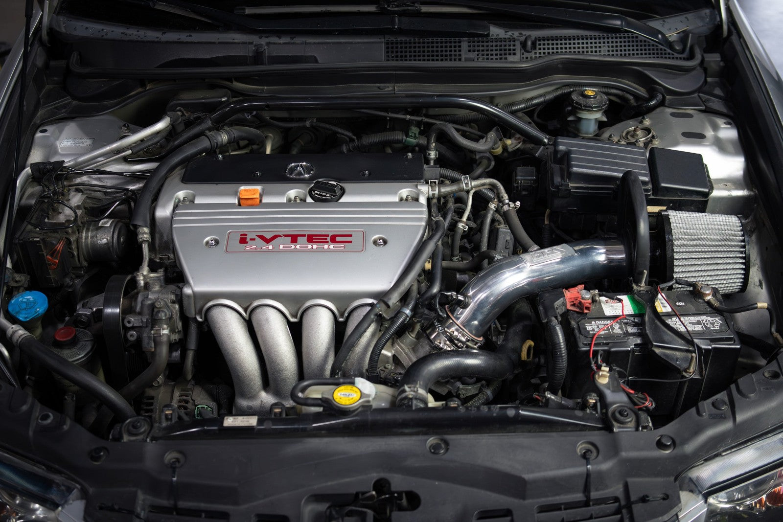 HPS Performance 827-737P Polish Shortram Air Intake TSX CL9/Accord CM 827-737P
