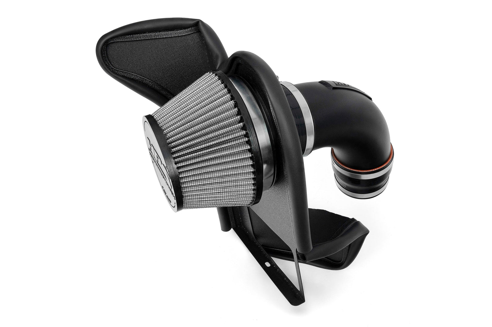 HPS Shortram Air Intake Heat Shield Kit for 23+ BMW X7 3.0L Turbo G07 SKU 827-739WB, wrinkle black alternate product view