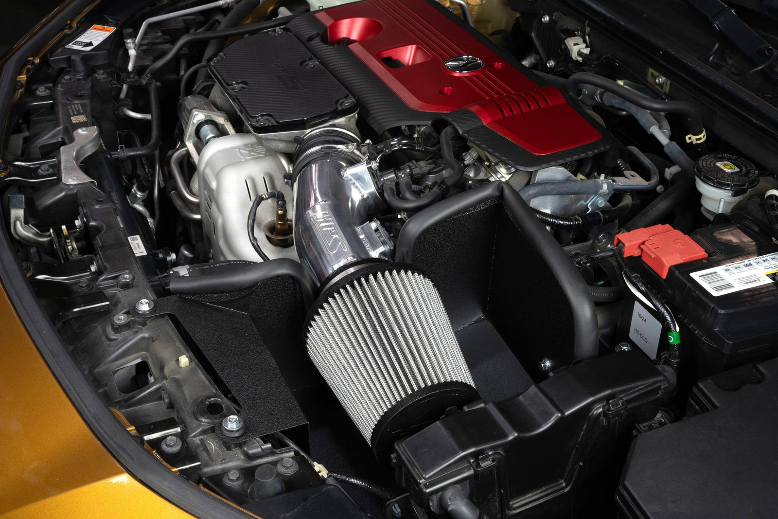 827-741P+17-156P HPS Polish Air Intake+Charge Pipe Kit For Integra TypeS DE5/Civic TypeR FL5