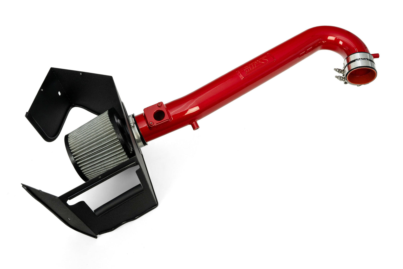 HPS Shortram Air Intake Heat Shield Kit for 15-19 Subaru Outback 2.5L BS SKU 827-769R, red alternate product view