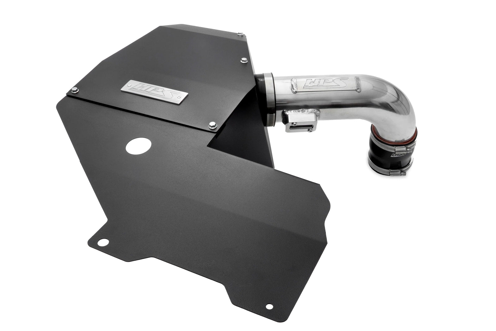 HPS 827-779P Polish Shortram Air Intake Kit w/Heat Shield