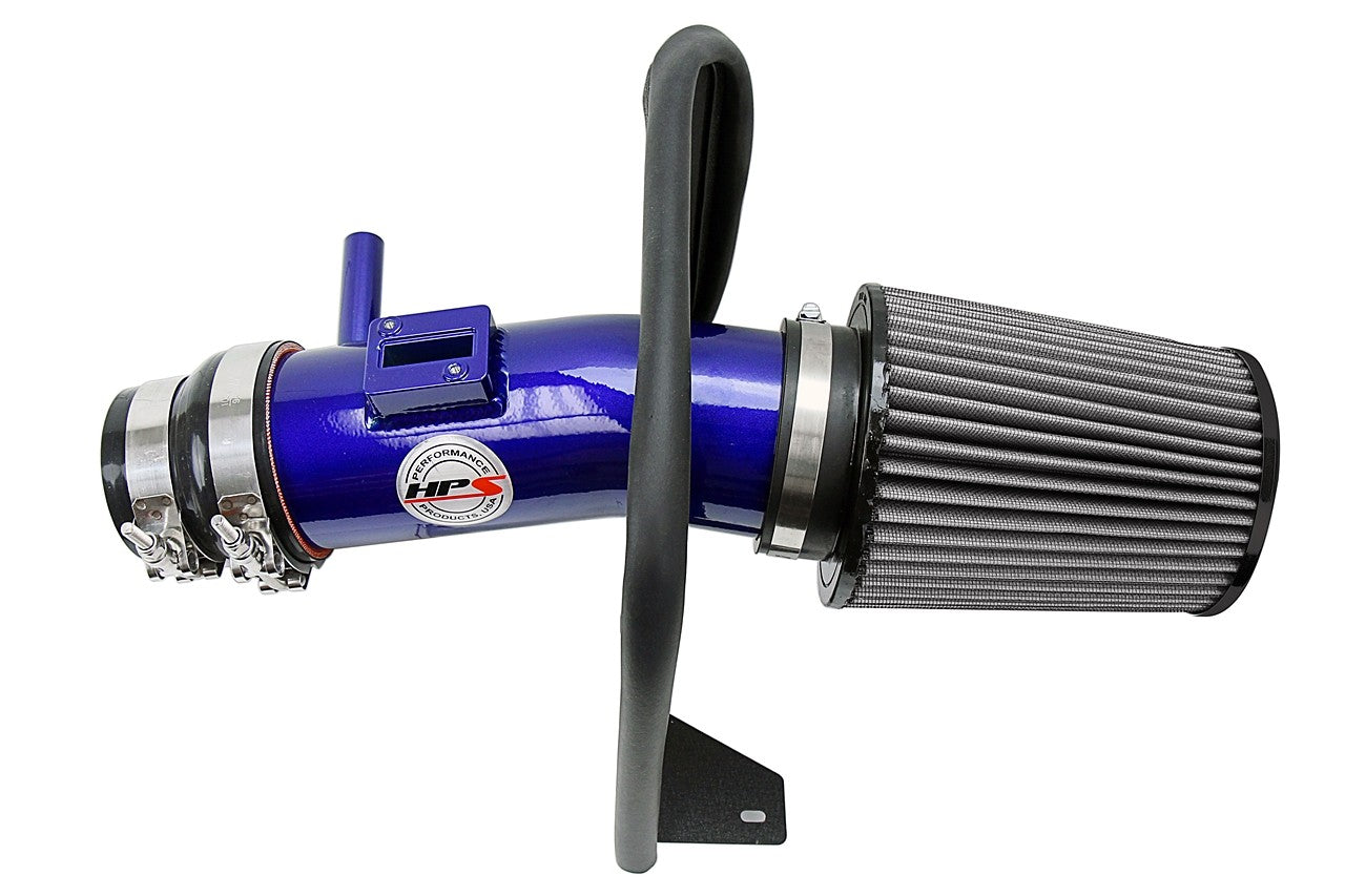 HPS Blue Shortram Air Intake Kit w/Heatshield For 13-17 Honda Accord Coupe/Sedan 3.5L V6 827-780BL