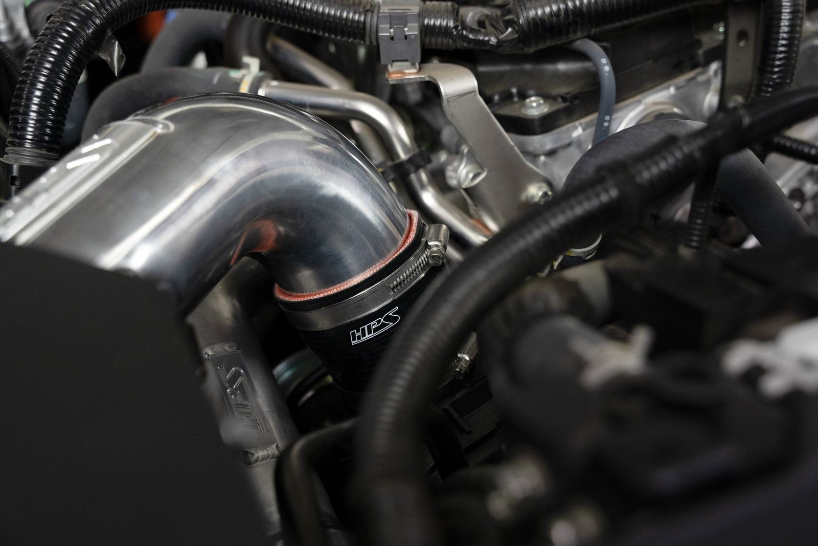 827-786P HPS Polish Shortram Air Intake Heat Shield Kit For 24+ Toyota Land Cruiser 2.4T