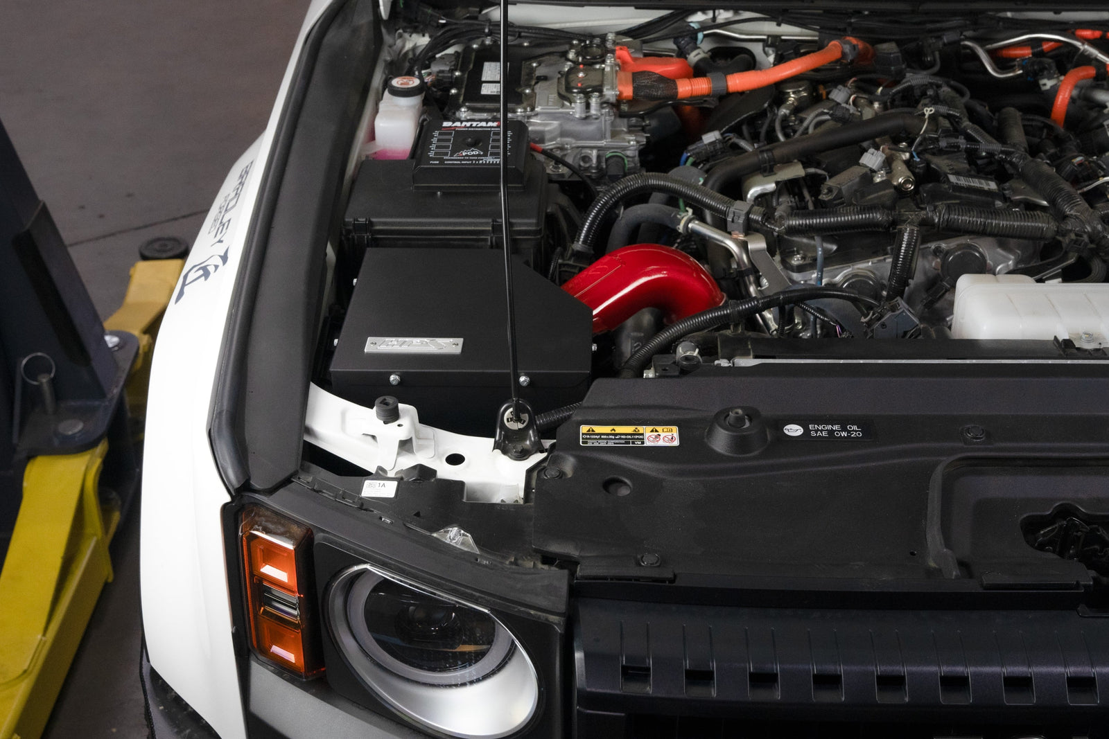 827-786WB HPS Black Shortram Air Intake Heat Shield Kit For 24+ Toyota Land Cruiser 2.4T