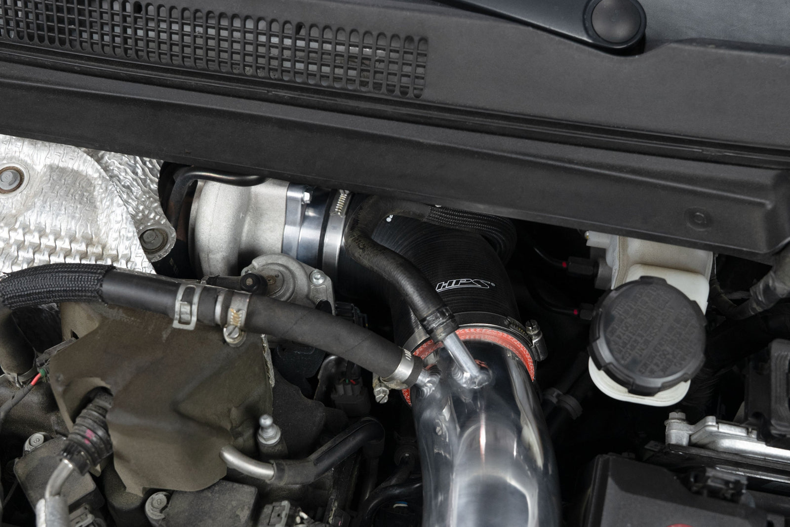827-797R HPS Red Shortram Air Intake Heat Shield Kit For 19-22 Hyundai Veloster N 2.0T