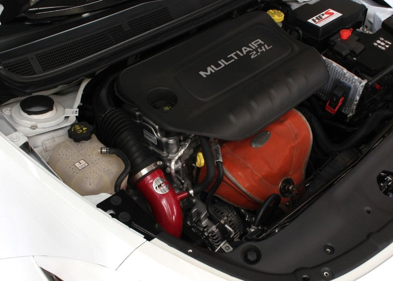 HPS Red Cold Air Intake Kit with Filter For 13-16 Dodge Dart 2.4L Non Turbo Air Intake Systems 837-571R