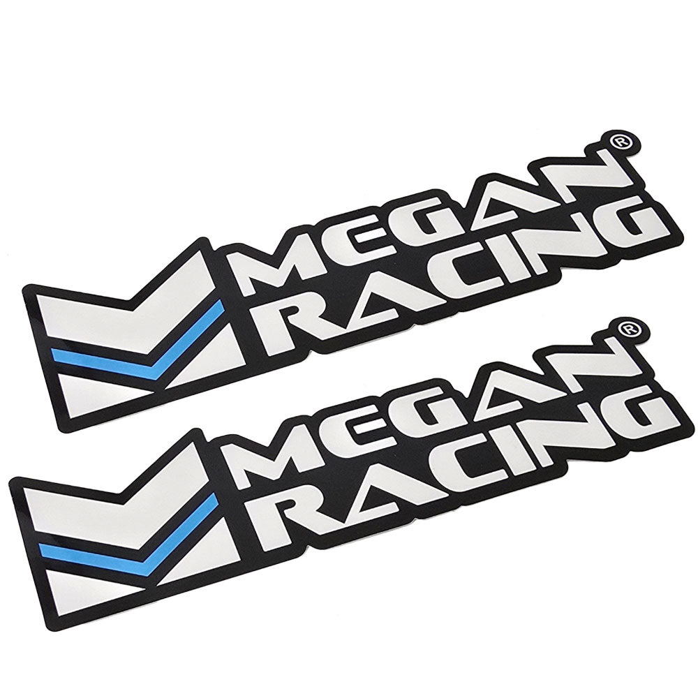 Megan Racing Logo Vinyl Flex Decals Stickers 84-1003-MEGAN