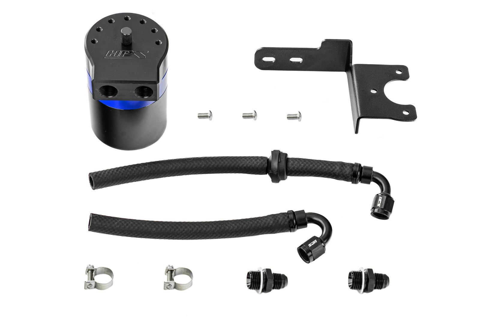 HPS-860-002BL HPS Blue Oil Catch Can & Mount Bracket For 24+ Integra TypeS / 17+ Civic TypeR