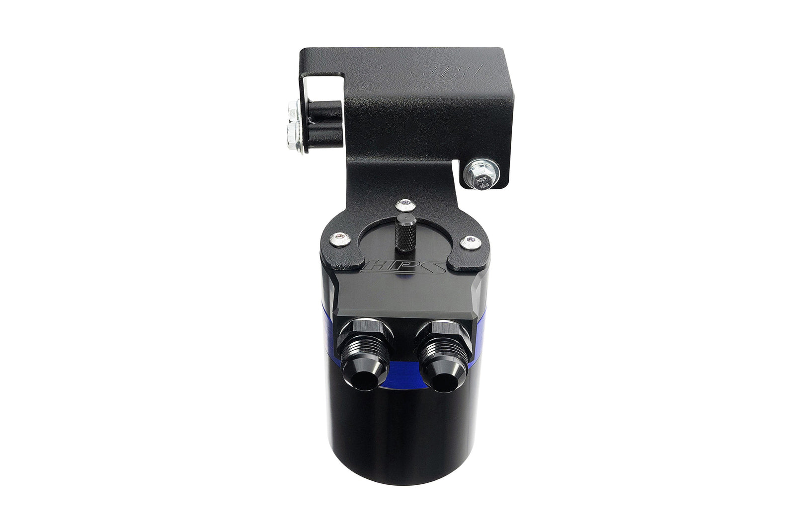 HPS-860-003BL HPS Blue 147ML Oil Catch Can Tank Mount Bracket For 23+ Sequoia / 22+ Tundra
