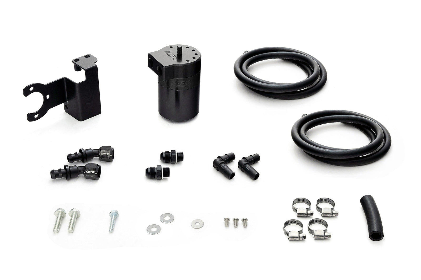 HPS-860-003WB HPS Black 147ML Oil Catch Can Tank Mount Bracket For 23+ Sequoia / 22+ Tundra