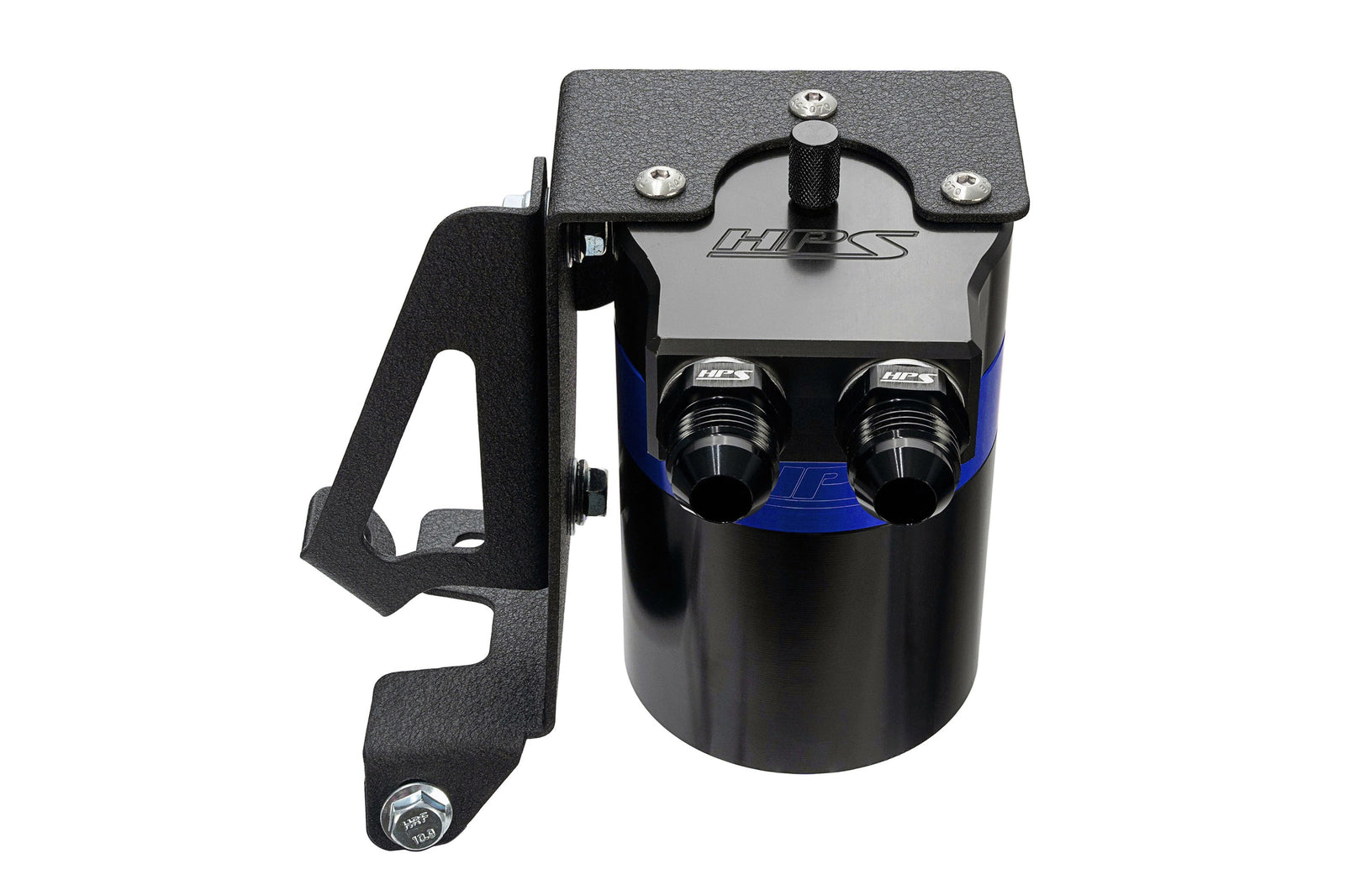 HPS-860-005BL HPS Blue 147ML Oil Catch Can Tank Mount Bracket For 10-23 Lexus GX460 4.6L J150