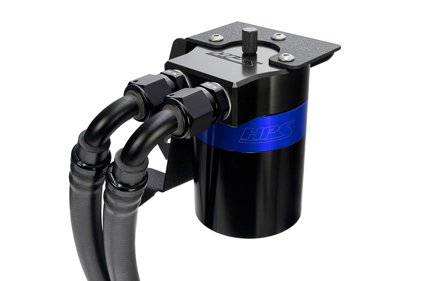 HPS-860-005BL HPS Blue 147ML Oil Catch Can Tank Mount Bracket For 10-23 Lexus GX460 4.6L J150